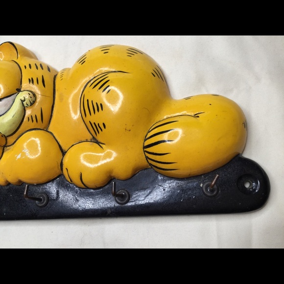 Vintage 1981 Clay Art Garfield Key Holder - Picture 3 of 9